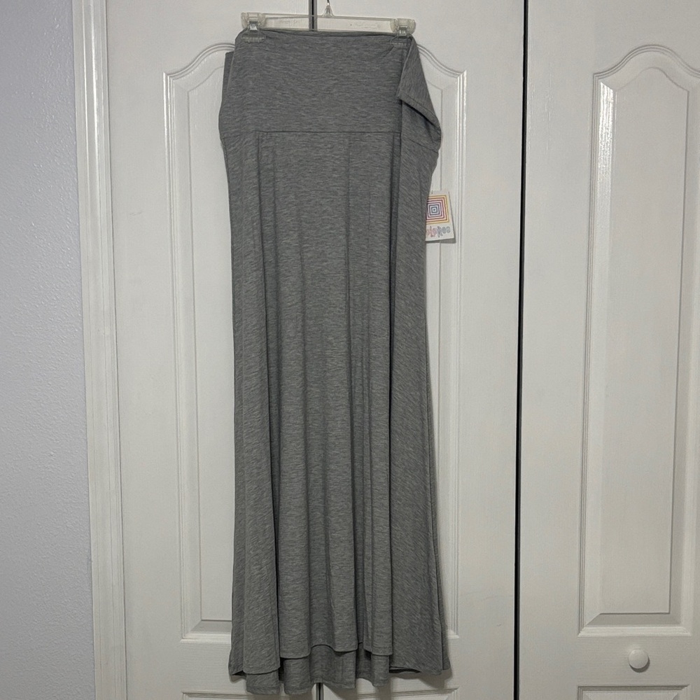 NWT Comfy Gray Maxi Skirt